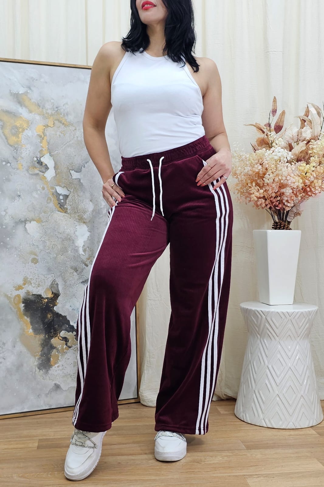Pantalón corderoy con bolsillo 3 líneas Dalia