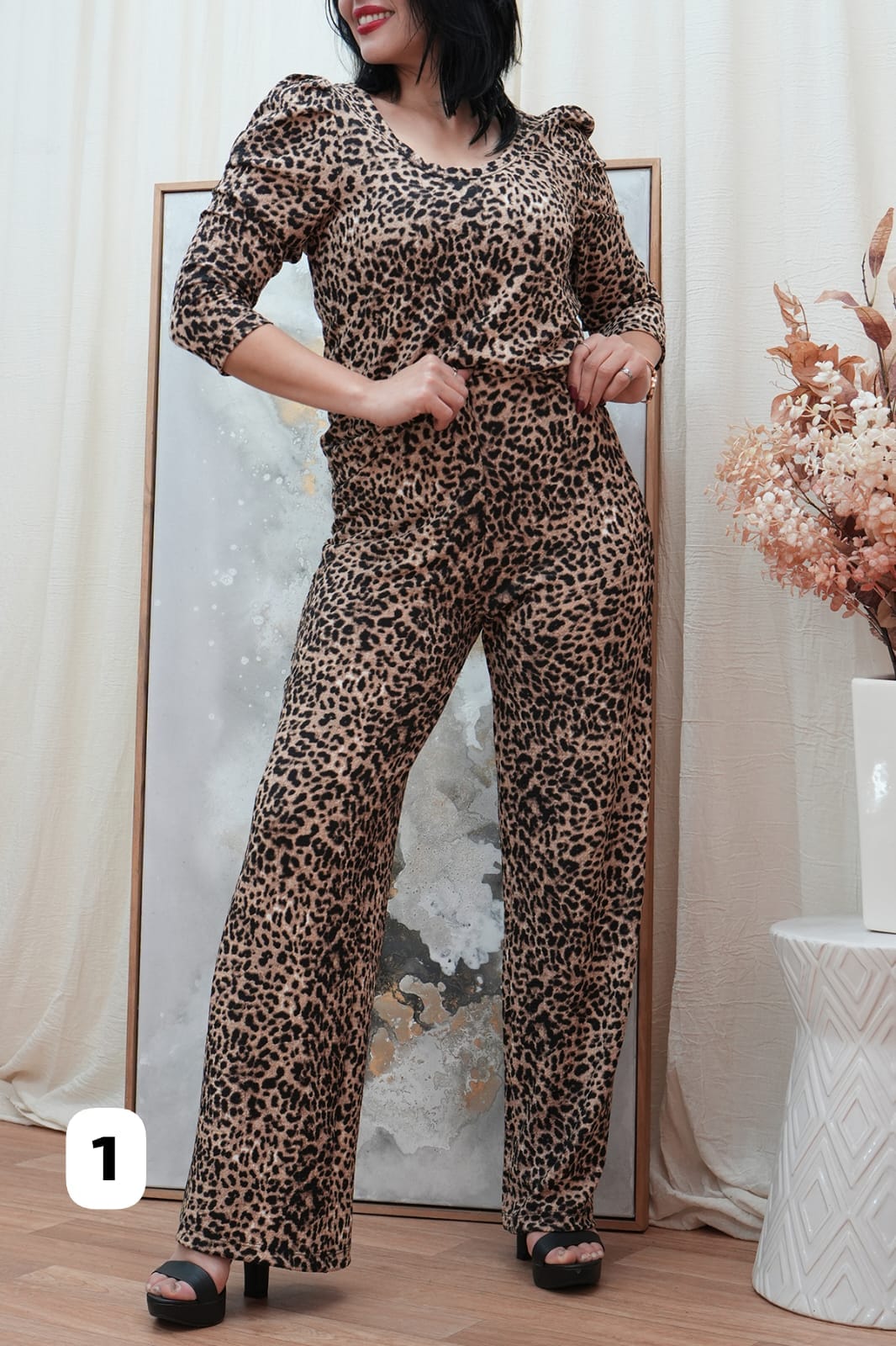 CONJUNTO animal print bambula
