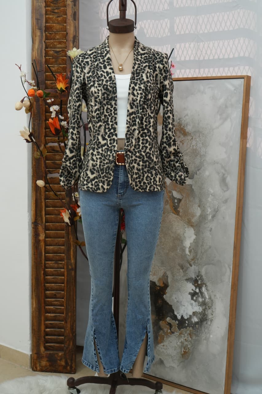Blazer sastrero animal print  Anny