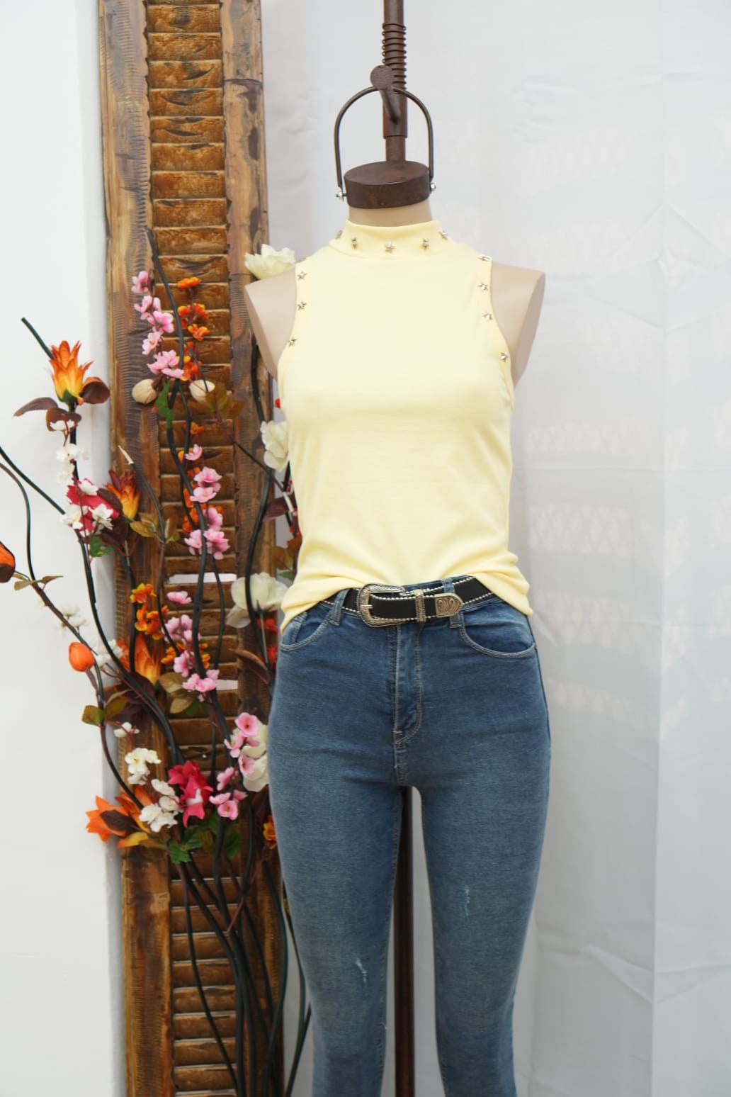 Musculosa Morley cuello alto Estrellas