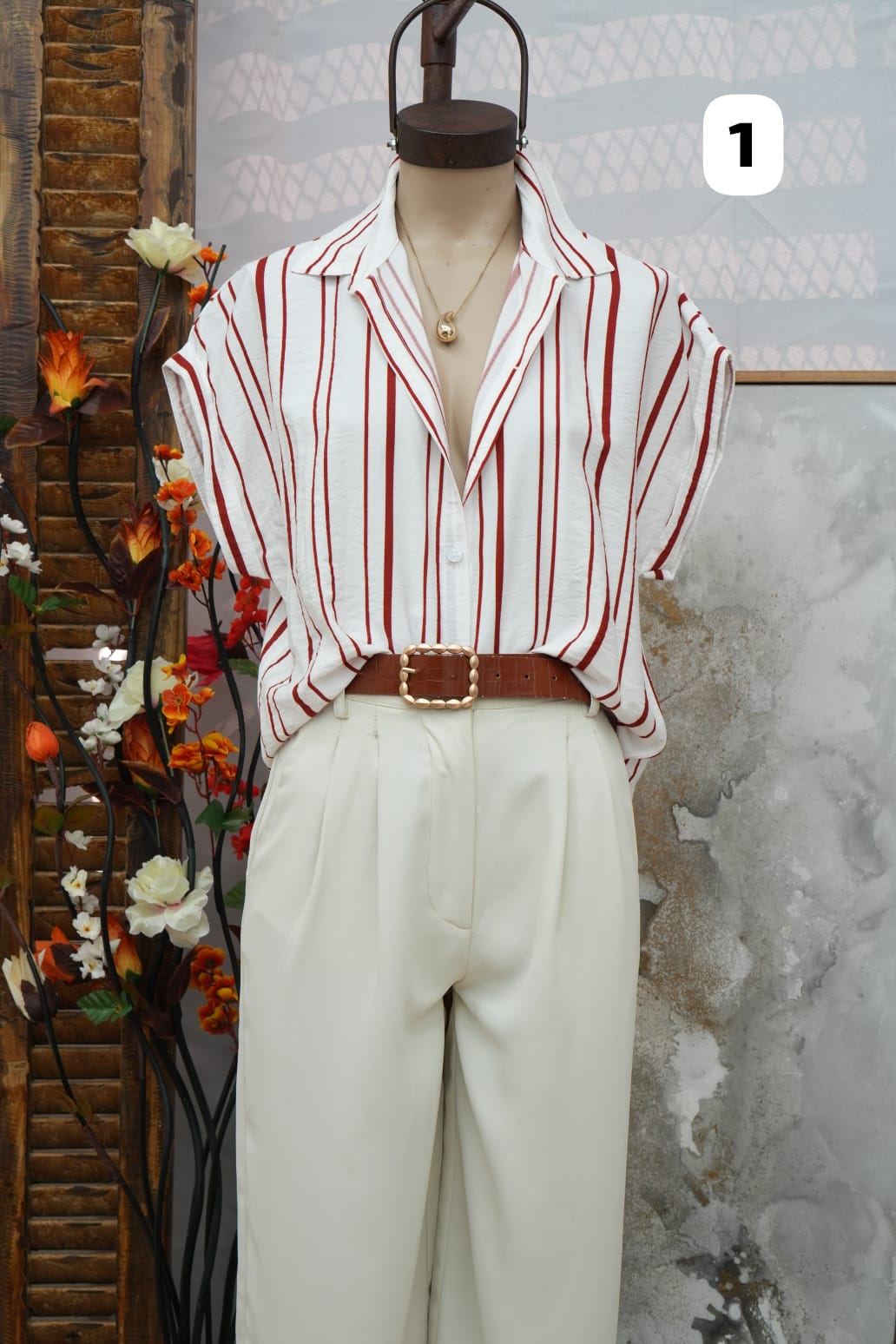 Camisa emilia manga china doblada en la mangas Gio [PARTE 2]