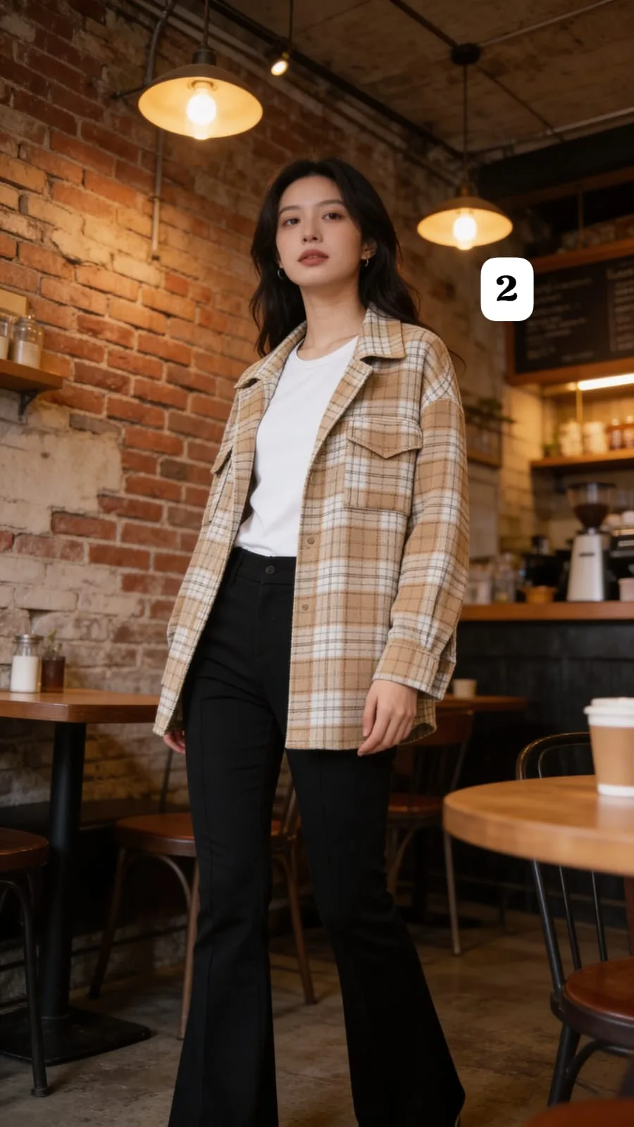 Alternative view of Camisaco de paño  cuadrille dos bolsillos sol [PARTE2]