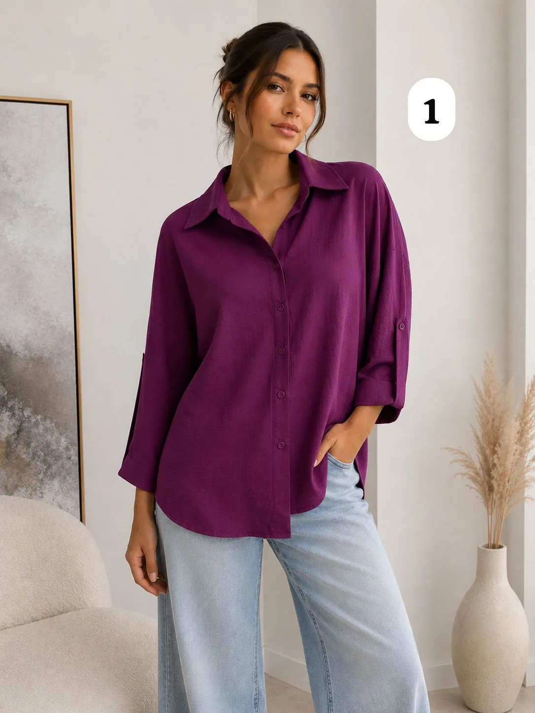Camisa cey manga murciélago Anaís