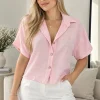 Camisa hawaiana surtidas lisas Carlota - Gaby Chic