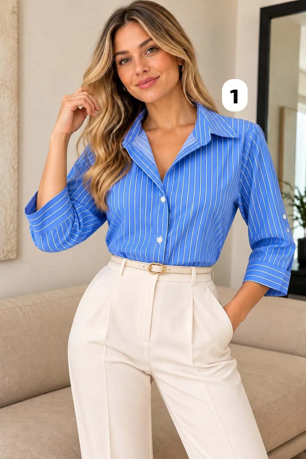 Camisa poplin rayada Noki [Parte1]