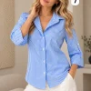 Camisa poplin rayada Noki [Parte1] - Gaby Chic (foto 3)