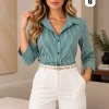 Camisa poplin rayada Noki [Parte1] - Gaby Chic (foto 4)
