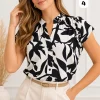 Camisola de Fibrana estampada - Gaby Chic (foto 4)