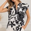 Camisola de Fibrana estampada - Gaby Chic (foto 3)