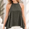 Musculosa cuello americano de satén premium estampado Nahir - Gaby Chic (foto 3)