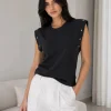 Musculosa Morley cuadrada con tachas pilar - Gaby Chic (foto 2)