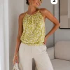 Musculosa saten lado perla - Gaby Chic (foto 2)