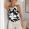 Musculosa saten lado perla - Gaby Chic (foto 3)