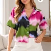 Camisa hawaiana de saten Estampado Premium Kuru [PARTE1] - Gaby Chic (foto 5)
