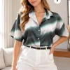 Camisa hawaiana de saten Estampado Premium Kuru [PARTE1] - Gaby Chic (foto 7)