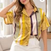Camisa hawaiana de saten Estampado Premium Kuru [PARTE1] - Gaby Chic (foto 8)