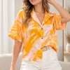 Camisa hawaiana saten estampado premium Kuru [PARTE3] - Gaby Chic (foto 4)
